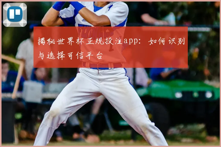 揭秘世界杯正规投注app：如何识别与选择可信平台